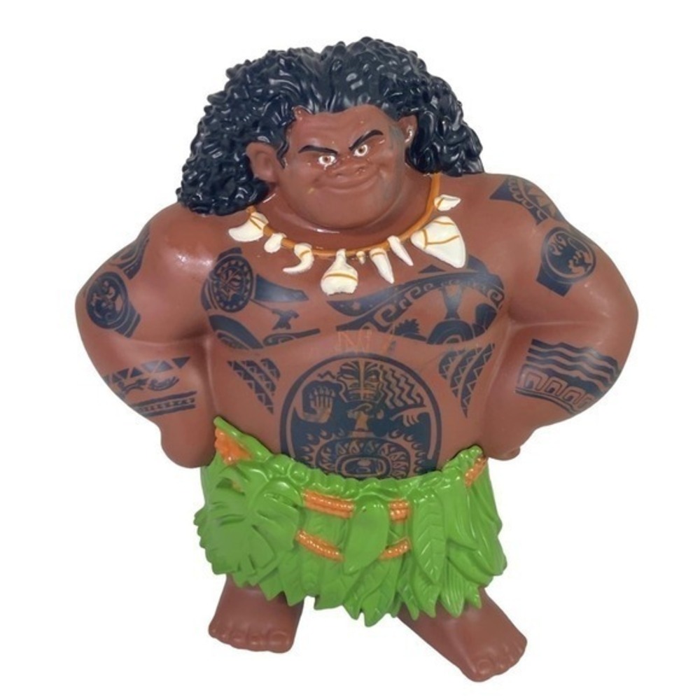 Moana Maui Figure Standing Plastic Toy Kids Authentic Disney Movie‎ Character